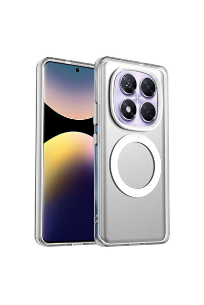 Techsuit Husa Xiaomi Redmi Note 14 Pro 5G CandyCarcasă MagSafe, albă