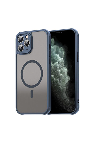 Techsuit Carcasă HaloFrost II MagSafe pentru iPhone 11 Pro Max, albastru marin