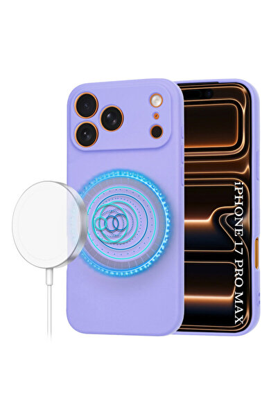 Techsuit SoftFlex MagSafe Silicone Case for iPhone 17 Pro Max, Violet