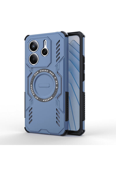 Techsuit Carcasă ArmorMag pentru Xiaomi Redmi Note 14 5G, albastră
