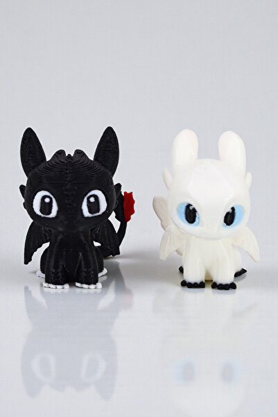 Hunga Ejderhanı Nasıl Eğitirsin Dişsiz ve Işığın | 2'li Set Figür