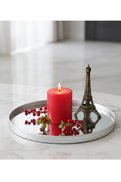 Flower Toys Mirrored Round Presentation Tray 30 cm