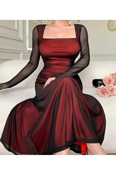 LATEANA long women's dress