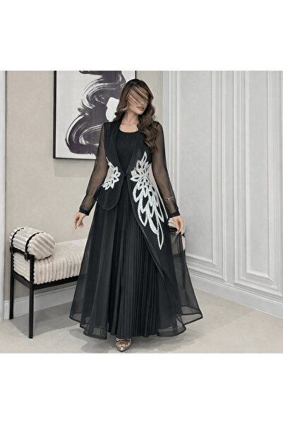 Othea Luxurious two-piece black dress