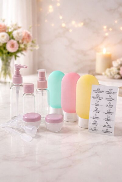 AY&ÇA HOME 12 Parça Etiketli Seyahat Kiti Yurtdışı Seyahatlerine Uygun Banyo ...