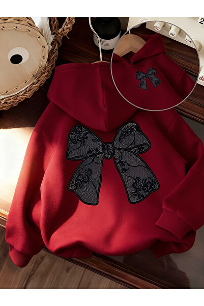 Rayan & Hoor Style Ribbon Printed Unisex Oversize/Casual Cut Basic Thick/Flee...