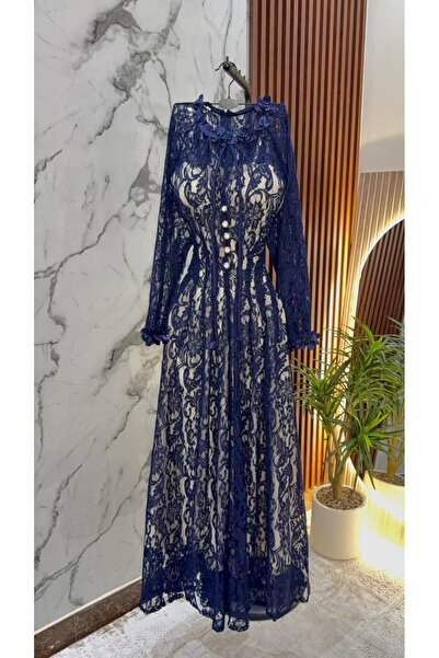 lamsuh harir lace evening dress