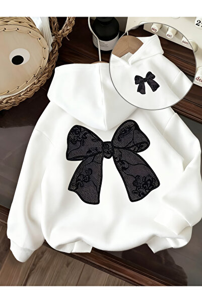 Rayan & Hoor Style RIBBON Printed Unisex Oversized/Relaxed Fit Basic Thick/Fl...