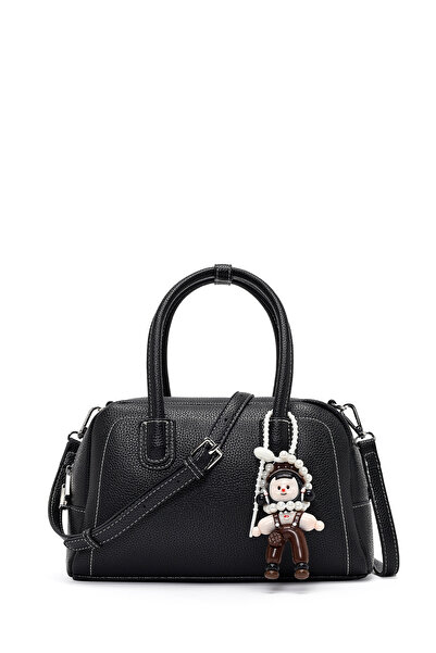 Derimod Kadın Siyah Uzun Askılı Charmlı Kol Çantası 26PBD2721FT