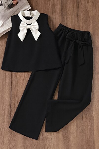 shop Girl's 2-Piece Combination Woven Summer Top and Bottom Set