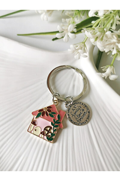 Halley Concept سلسلة مفاتيح سويت هوم باللون الوردي