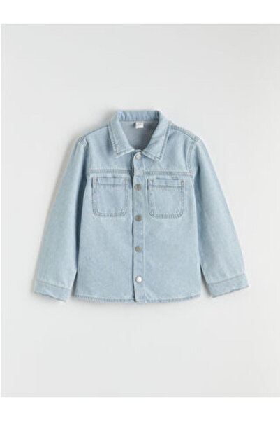 LC Waikiki Indigo Boy's Jean Shirt