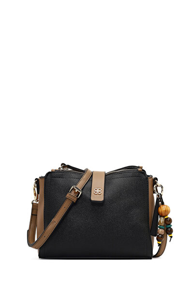 Derimod Women's Black Long Strap Crossbody Bag 26Pbd245718