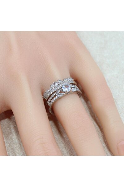 Generic خاتم تونز فضي - مقاس يأتي الخاتم مفتوح من الخلف يناسب جميع المقاسات