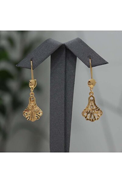 Generic حلق بديل الذهب بتصميم مروحي لايسبب الحساسيه