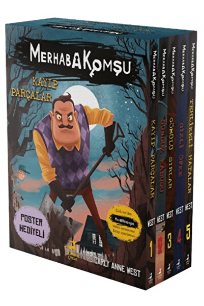 OLİMPOS ÇOCUK مجموعة هالو ناجيز مكونة من 5 كتب في صندوق / كارلي آن ويست / / 8...