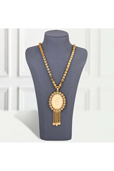 Generic عقد بديل الذهب الزهور الذهبية لايسبب الحساسيه