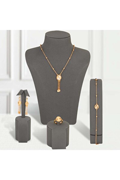 Generic طقم بديل الذهب أشعة الأناقة لايسبب الحساسيه