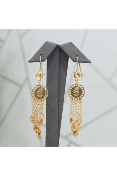 Generic حلق شنكار بديل الذهب وردة الختم لايسبب الحساسيه