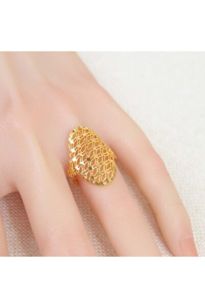 Generic خاتم بديل الذهب شغف النقوش لايسبب الحساسيه - مقاس يأتي الخاتم مفتوح م...