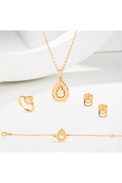 Generic طقم اطفال الذهب البراق