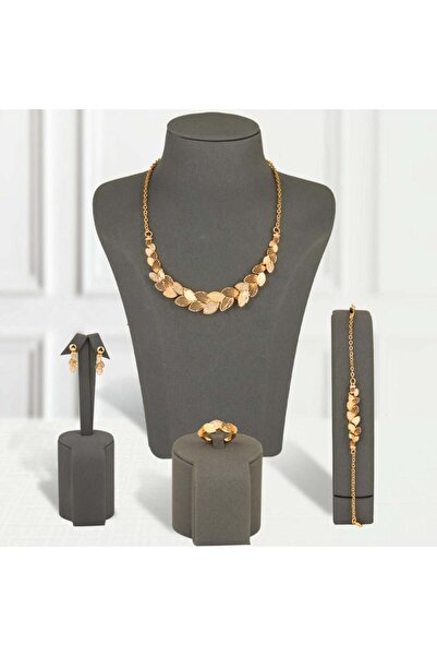 Generic طقم بديل الذهب أوراق الذهب لايسبب الحساسيه