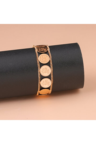 Generic Gold-plated alternative bracelet with classic rose designs, hypoaller...