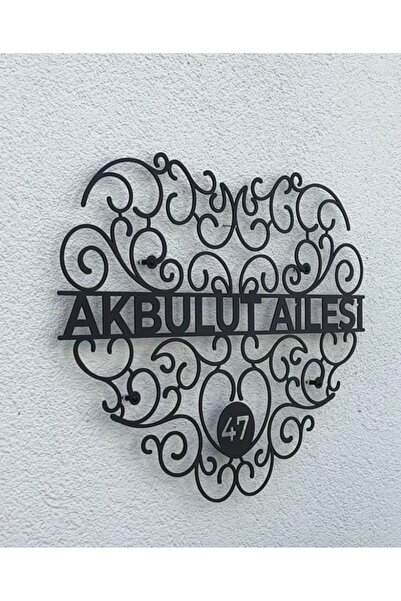 FEZA GROUP Özel Tasarım Kapı Numarası & Aile İsimliği