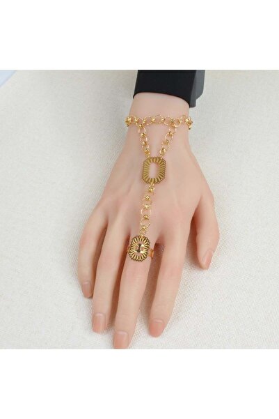 Generic كف نسائي بديل الذهب مربع لبزر