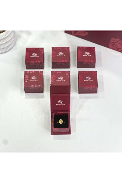 Generic توزيعات6 خواتم بديل الذهب دمعة الضوء 6 حبات