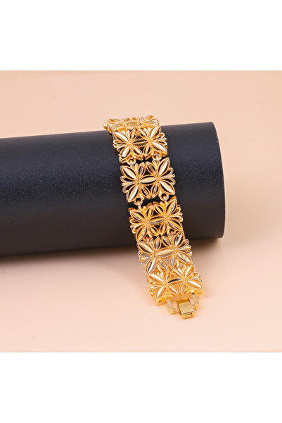 Generic أسورة بديل الذهب زهرة الندى لايسبب الحساسيه