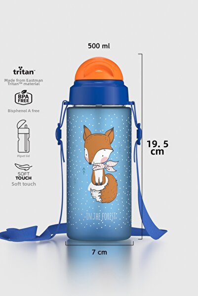 Renga قارورة مياه للأطفال من ميجو بسعة 500 مل مع حزام وقشة من التريتان 912142...