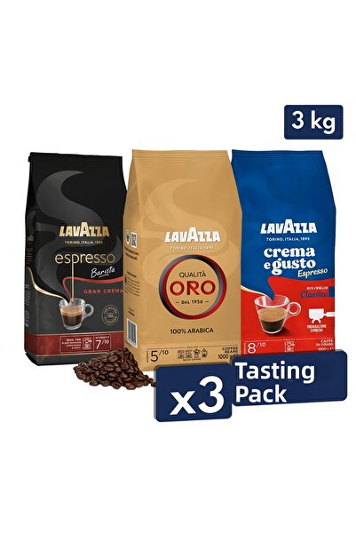 LavAzza كواليتا أورو + كريمة وطعم كلاسيكي + قهوة إسبرسو باريستا جران كريما (1...