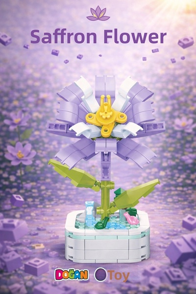Doğan Oyuncak Dünyası Micro Block Saffron Flower Flower Lego - Lego Sets Mini...