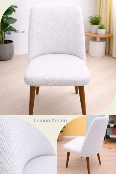 Uy Style Jakarli Fabric Bar Pattern Large Oval Chair Cover, Lycra, Stretchabl...