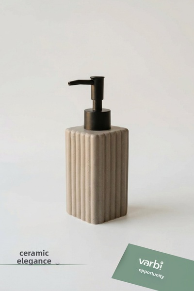 Varbifırsat Modern Patterned Ceramic Soap Dispenser 180 ml