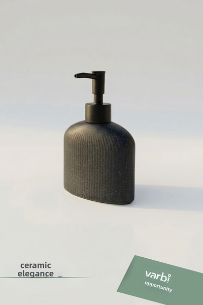 Varbifırsat Modern Patterned Ceramic Soap Dispenser 180 ml