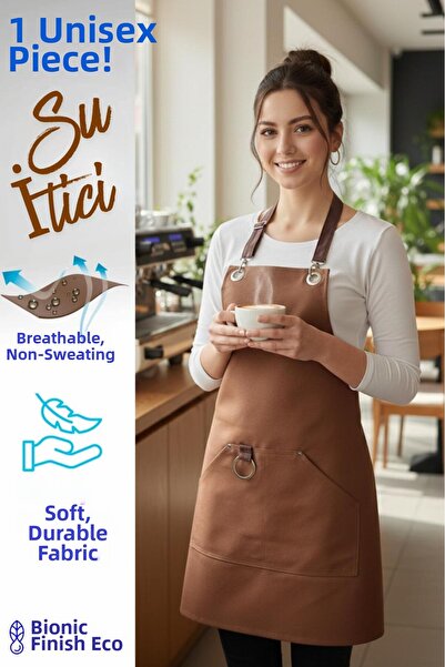 Monki Haus Cafe Barista Hairdresser Bartender Florist Kitchen Aprons Stain Re...