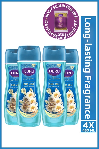 Duru Lux Perfumes Lotus Flower Shower Gel 4X450 ml