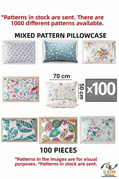 cs ilkim Pillowcase Mixed Patterned Casual Use Wedding Favor School Bag (50*7...