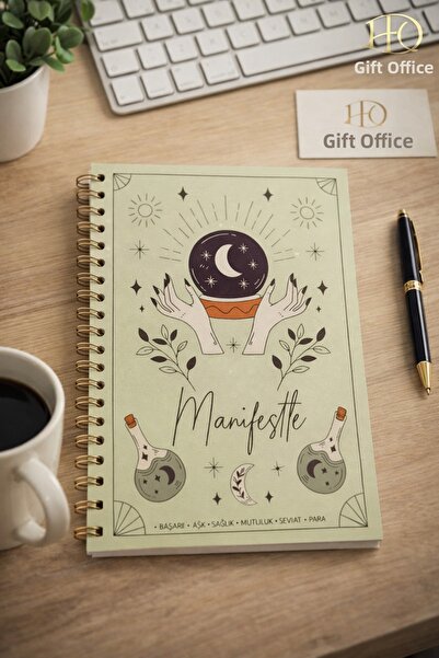 hediyeofisi Agenda Manifest Challenge pentru birou – Afirmații pozitive, Mani...