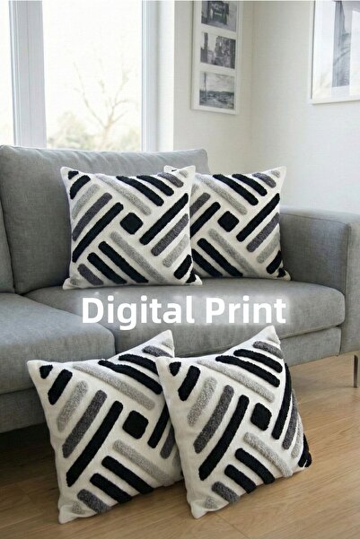 Hayal Dekoratif Μοτίβο κεντήματος Punch 3D Digital με τύπωμα Στρογγυλό μοτίβο...