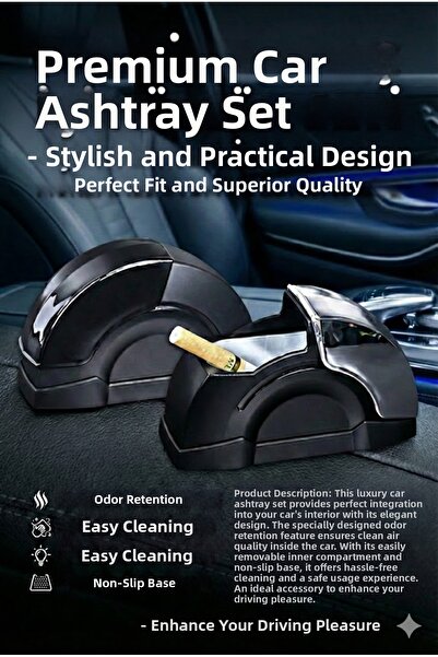 sonx Scrumieră automată în interiorul vehiculului cu capac