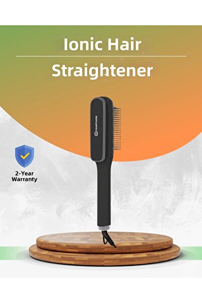 Fırsatkolik مشط تمليس الشعر مع خاصية الإغلاق التلقائي ومضاد للكهرباء الساكنة