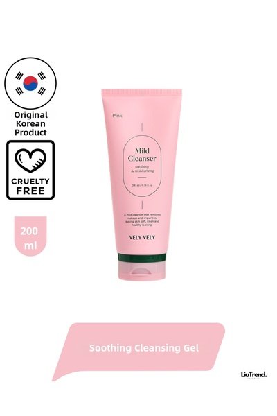 VELY VELY Pink Mild Cleanser 200 مل جل تنظيف مريح