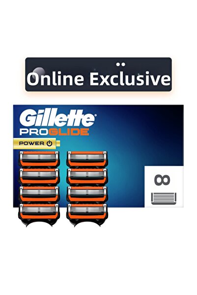 Gillette Fusion Proglide Power 8-Piece Spare Razor Blade Cardboard Pack