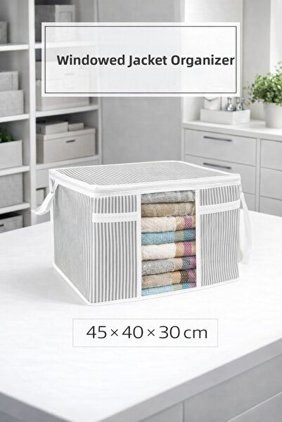 PONÇİK BEBEK Windowed Sweater Bag Transparent Windowed Sweater Bag Windowed B...