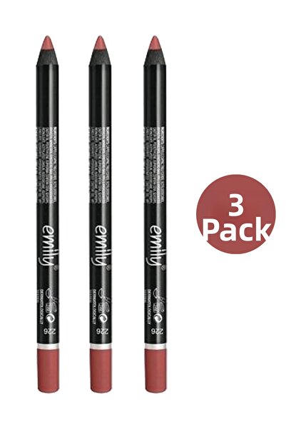 Golden Rose قلم الشفاه إميلي رقم: 226 - 3 قطع