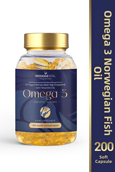 Hotay Nutrition Wooggs Vital ووجس فيتال أوميغا 3 مكمل غذائي مع زيت السمك النر...