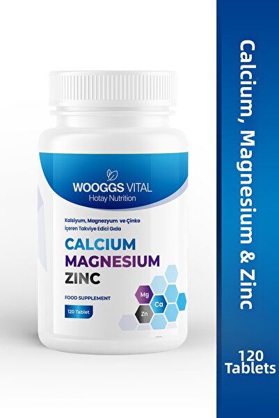 Hotay Nutrition Wooggs Vital مكمل غذائي يحتوي على الكالسيوم والمغنيسيوم والزن...